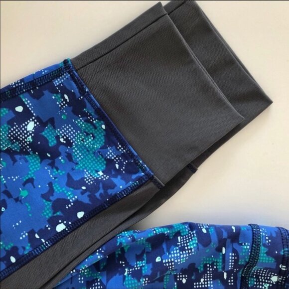 Lole High Waisted Blue Camo Pants - Picture 3 of 7